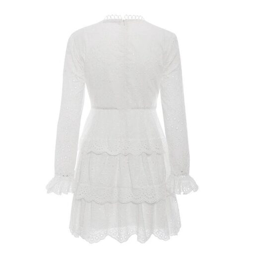 bohemia del vestido blanco elegante 317