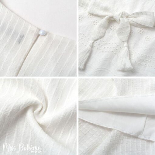 bohemia vestido corto blanco 469