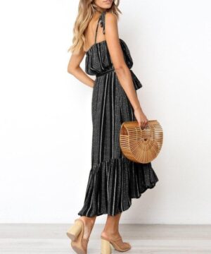 Fluid hippie chic vestido