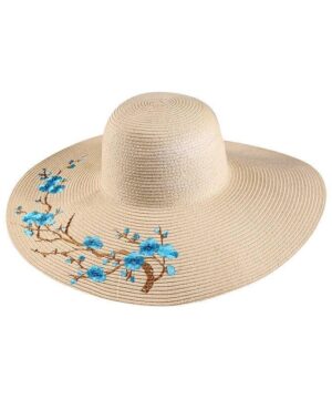 Hippie chic sombrero - Azul