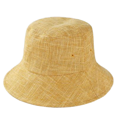 Sombrero de la vendimia del Hippie - Amarillo