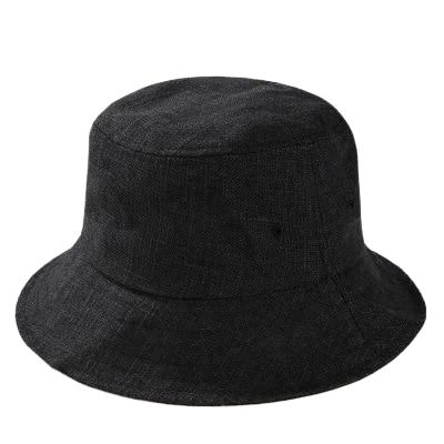 Sombrero de la vendimia del Hippie - Negro