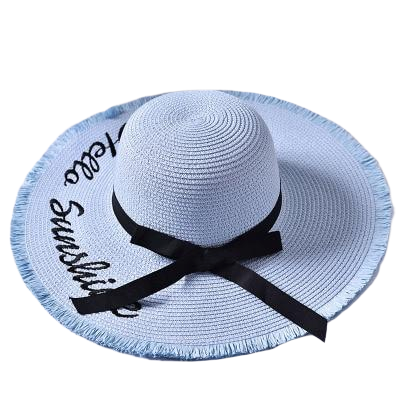 Sombrero de look bohemio - Cielo azul