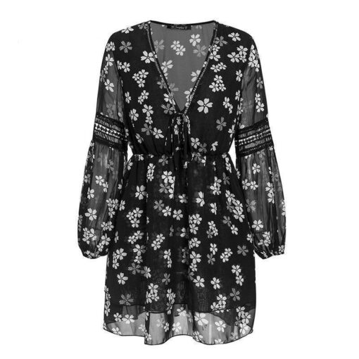 vestido bohemio negro fleurie 309