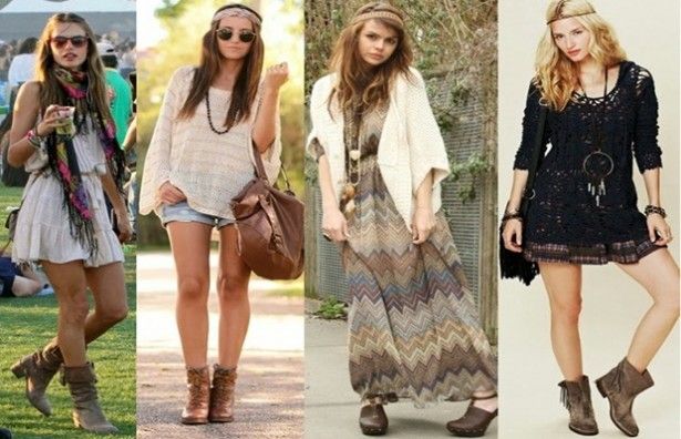 vestido hippie